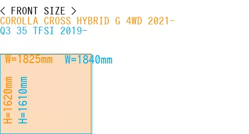 #COROLLA CROSS HYBRID G 4WD 2021- + Q3 35 TFSI 2019-
